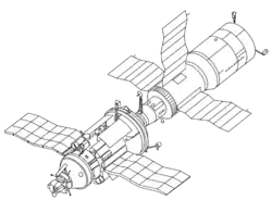 Saljut 7 a Kosmos 1686