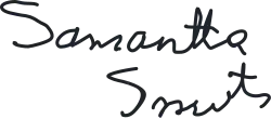 Samantha Smithová – podpis