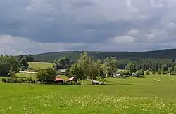 Pohled na osadu od východu