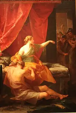 Samson a Dalila, 1766, olej na plátně, Detroit Institute of Arts, Detroit