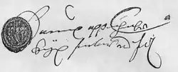 Samuel Oppenheimer – podpis