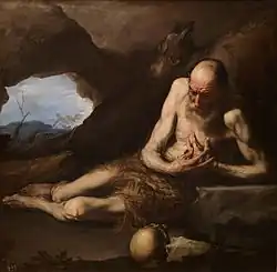 Pavel Thébský, Jusepe de Ribera, 1640