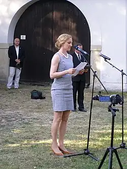 Sestra Sandra Mašínová v Lošanech (2016)