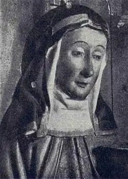 socha sv. Kateřiny v Trönö