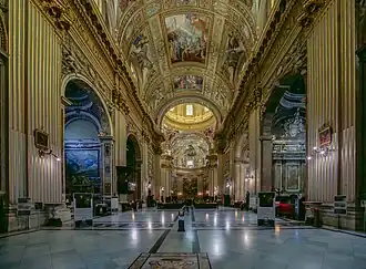 Interiér kostela Sant'Andrea della Valle