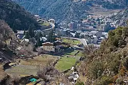 Pohled na město Sant Julià de Lòria