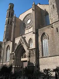 Basílica de Santa María del Mar v katalánské Barceloně