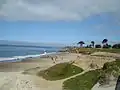 západně od Steamer Lane a majáku