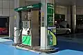 Čerpací stanice v Brazílii nabízející třtinový ethanol (A) a benzín (B)