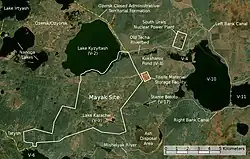 Satelitní snímek jaderného zařízení
