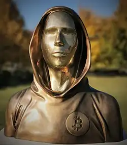 Socha Satoshi Nakamoto, Graphisoft Park, Budapešť
