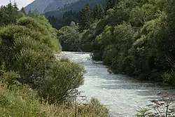 řeka nad Hrušicou
