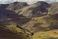 Masiv Scafell Pike z východu