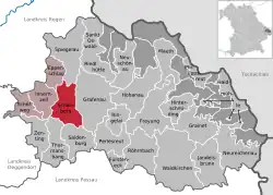 Schönberg na mapě