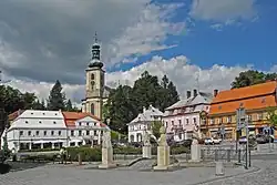 Náměstí v Krásné Lípě