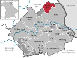 Schönwald na mapě