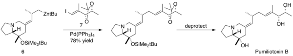 Synthéza pumiliotoxinu B