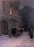 Staropražské zákoutí, olej, plátno, (1907–1909)