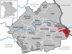 Schirnding na mapě