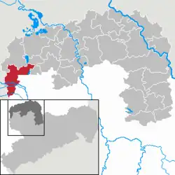 Schkeuditz na mapě