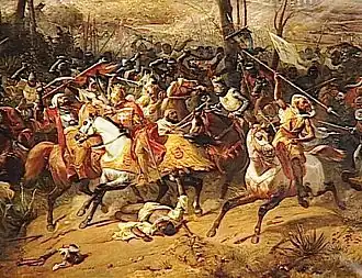 Bitva u Arsufu – Éloi Firmin Féron (1802–1876)