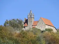 Zámek Spangenberg v Hesensku, kde byl Bryks držen v Oflag IX-A/H od června 1941 do října 1941