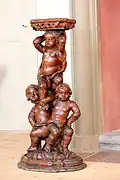 Guéridon s putti, zámek Caputh u Postupimi, asi 1720