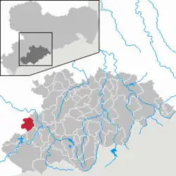 Schneeberg na mapě