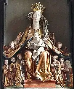 Madona Ochranitelka, Frauenstein, Gregor Erhart, 1510