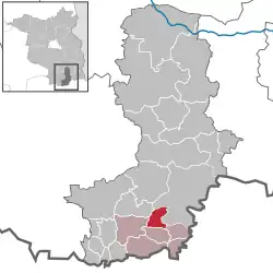 Schwarzbach na mapě