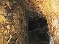 Středověká důlní chodba