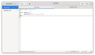 gedit 3.12
