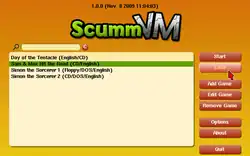 Rozhraní ScummVM