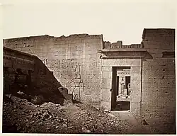 Velký chrám, Théby, 1874