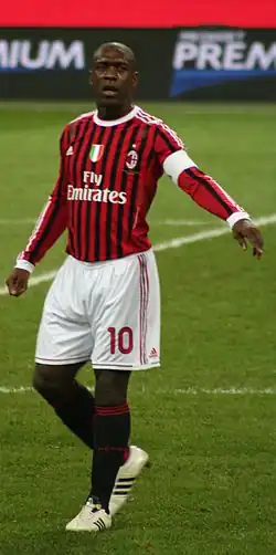Seedorf v AC Milán v roce 2012