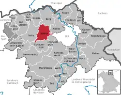 Selbitz na mapě