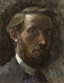 Autoportrét, 1889, olej na plátně
