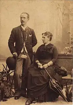Autoportrét: Harald a Julie Paetzovi, před 1895
