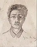 Geo Milev (Autoportrét, 1917)