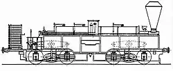 Lokomotiva "Wr.-Neustadt" postavená pro soutěž o Semmering - (W. Günther 73/1851)