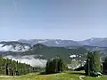 Pohled na Semmering z vrcholu Hirschenkogel