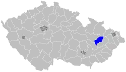 Senátní obvod 61 na mapě