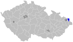 Senátní obvod 75 na mapě