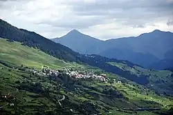 Pohled na obec