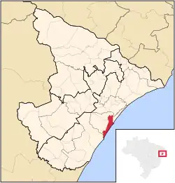 Aracaju na mapě