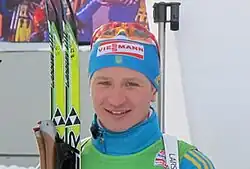 Serhij Semenov během SP v Pokljuce v roce 2010