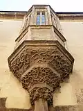 Detail arkýře na severozápadní straně