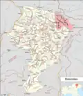 poloha Haunoldgruppe v Sextenských Dolomitech