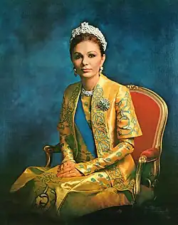 Farah Pahlaví v roce 1973