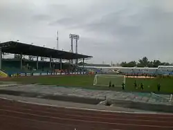 Stadion v květnu 2013